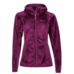 Marmot Women’s Plush Full‑Zip Jacket in Deep Magenta